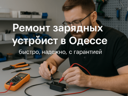 Ремонт зарядных устройств в Одессе — быстро, надежно, с гарантией